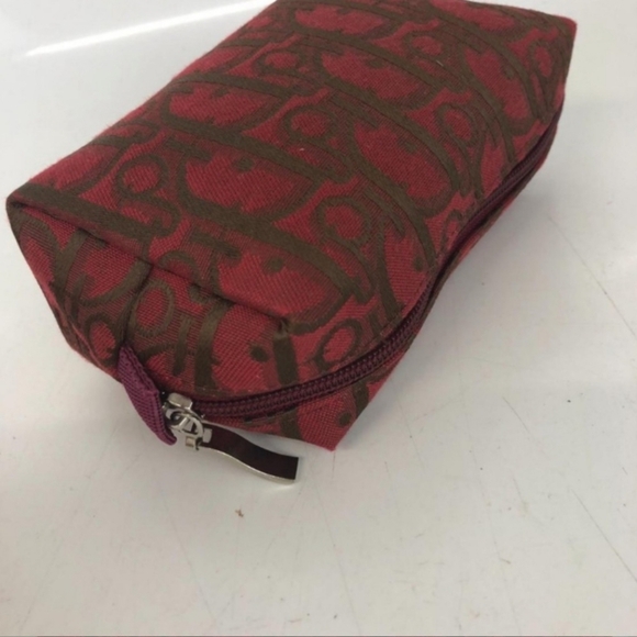 Dior Trotter Red and Brown Pouch - Picture 7 of 10